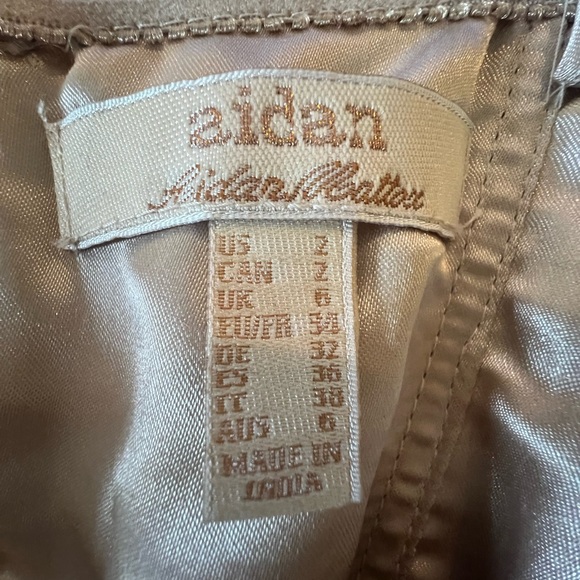 Aiden Mattox Sequin and Chiffon gown. Blush color. Size 2. - Picture 4 of 4